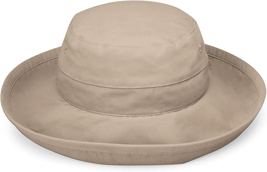 Wallaroo Hat Company Women’s Casual Traveler Sun Hat - UPF 50+ Sun Protection, Wide Brim, Packable, Adjustable, Medium
