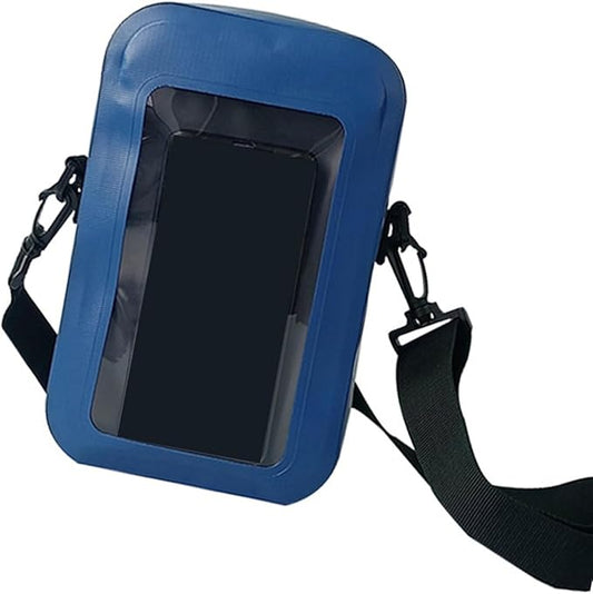 HUJIUTUO Waterproof Phone Pouches for Outdoor Activities Touch Screens Phones Dry Bag with Adjustable Strap for Most Smartphones