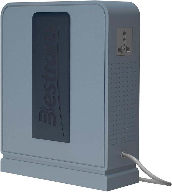 1000W Step Up Transformer 110v to 220v Converter, Heavy Duty Voltage Converter 110v to 220v with Dual Outlets, Overload Protection & Ultra-Quiet Design for Home Appliances, Grey Blue