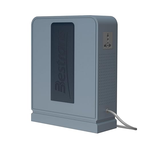 3000W Step Up Transformer 110v to 220v Converter, Heavy Duty Voltage Converter 110v to 220v with Dual Outlets, Overload Protection & Ultra-Quiet Design for Home Appliances, Grey Blue