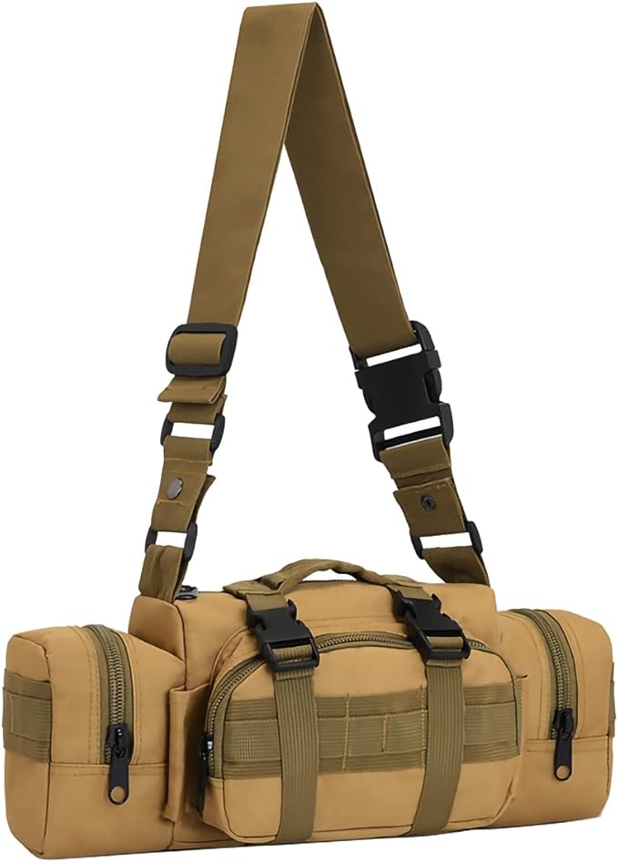 HongXingHai 100L Camping Hiking Backpack,Molle military Tactical rucksack backpack,Waterproof Lightweight Hiking Backpack (Khaki-C)