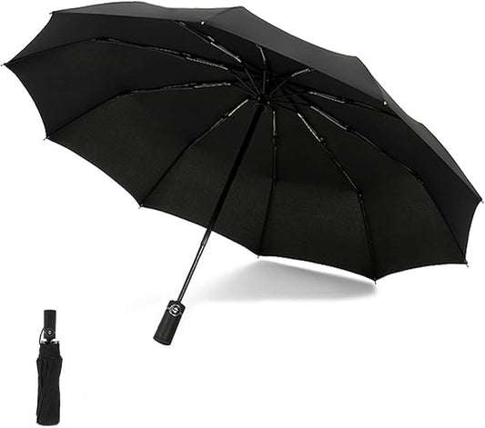 Folding Umbrella, Strong Compact Umbrella 10 RIBS