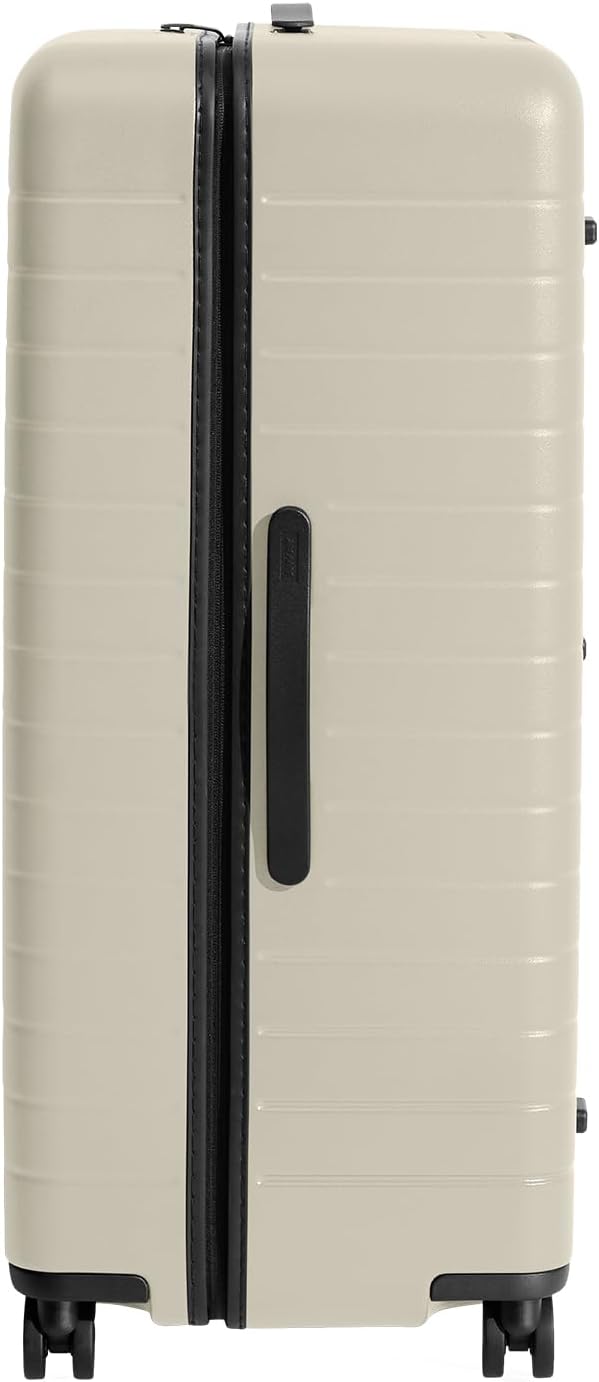 Away Large Trunk Luggage, 31 Inch Hardside Suitcase with Spinner Wheels, Lightweight & Durable, TSA Lock, Ideal for Long Trips, Salt White Matte