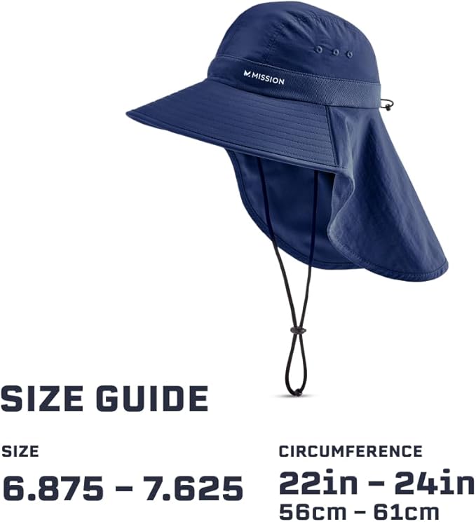 Cooling Sun Defender Sun Hat, UPF 50 UV Protection for Men Women, Wide Brim Outdoor Hat for Hiking, Fishing, Beach, Gardening