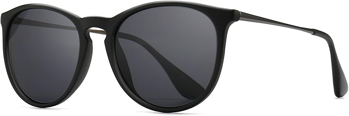 SUNGAIT Premium Vintage Round Sunglasses for Women Men Classic Retro Trendy Style