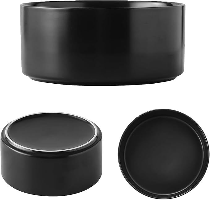 YINGFAN Dog Bowls Heavy Duty Ceramic Dog Bowls Non-Slip Ceramic Basic Bowl for Dogs (28 oz)