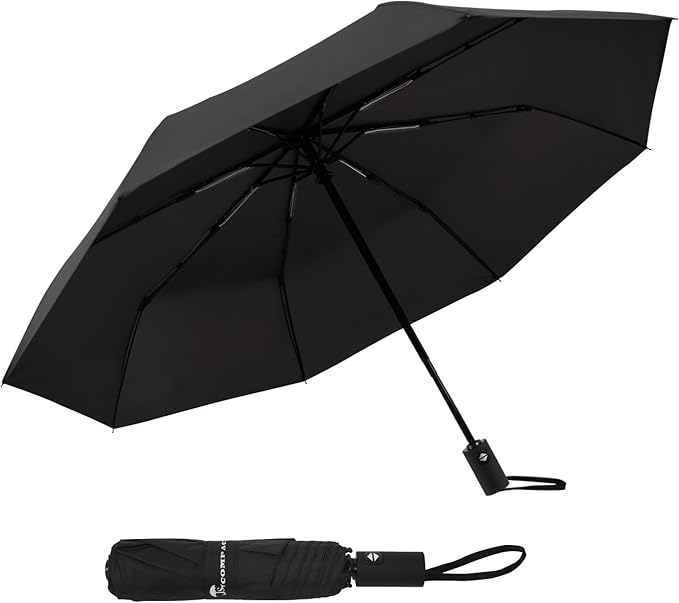 SY COMPACT Umbrella Automatic Travel Waterproof Light Folding Umbrellas Easy Carry for Women and Men