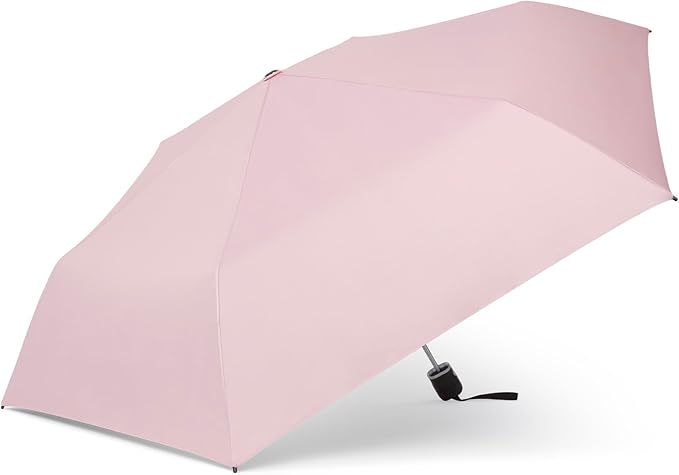 ShedRain Super-Slim Compact Travel Umbrella – Auto Open & Close Sun Protection Design, Lightweight Portable Wind-Resistant Model with UPF 50+ UV Block, 42" Arc & 10.5" Folded Size