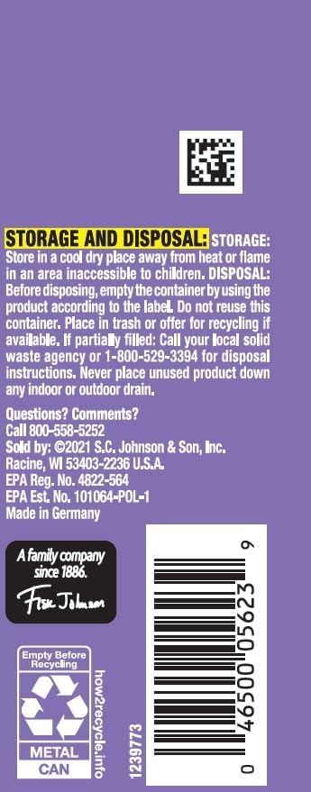 OFF! Clean Feel Insect Repellent Aerosol with 20% Picaridin - Long-Lasting DEET-Free Protection from Mosquitoes, Fragrance-Free Pest Control for Ticks & Flies, Camping, Travel Size Bug Spray - 2.5 oz