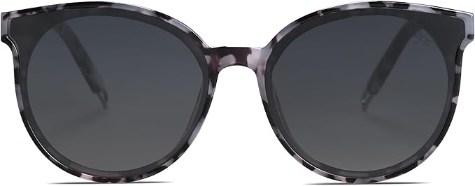 SOJOS Fashion Round Sunglasses for Women Men Oversized Vintage Shades SJ2057