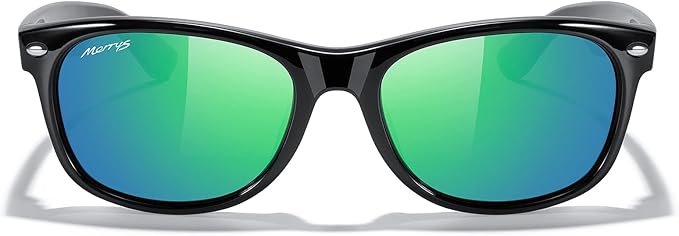MERRY'S Polarized Unisex Shades Sunglasses for Men and Women Vintage Polarized Sun Glasses Mirror Lens