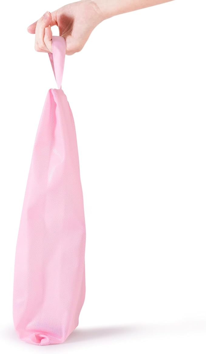 pack all Shoe Bag for Travel, Water-Resistant Shoe Pouch for Gym, Odor-Resistant Soccer Cleats Bag for Sport (Pink, 1-Pack)