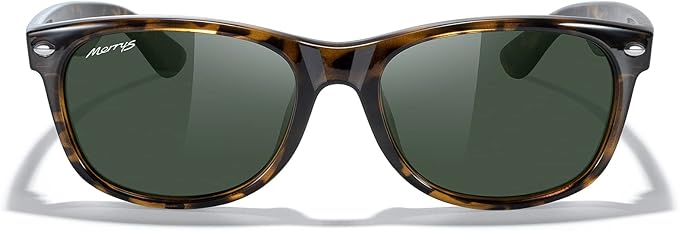 MERRY'S Polarized Unisex Shades Sunglasses for Men and Women Vintage Polarized Sun Glasses Mirror Lens