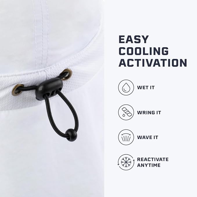 Cooling Sun Defender Sun Hat, UPF 50 UV Protection for Men Women, Wide Brim Outdoor Hat for Hiking, Fishing, Beach, Gardening