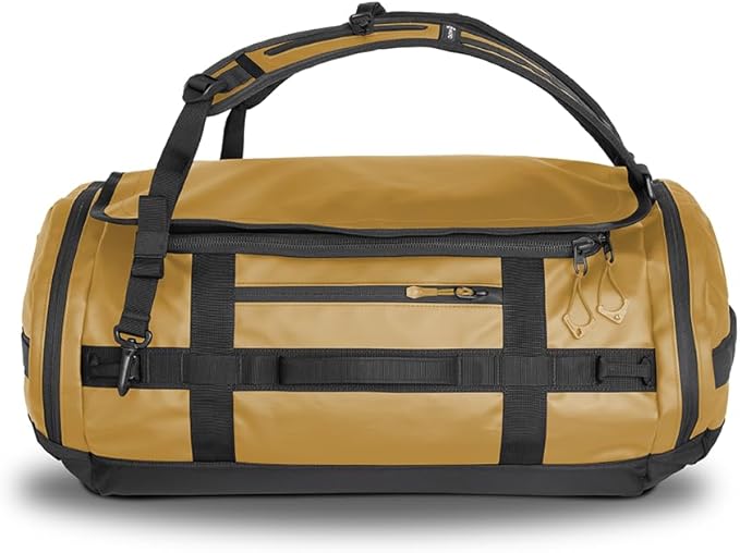 WANDRD CARRYALL 60L Dallol Yellow - Perfect Travel Essentials duffel Bag: Versatile for Traveling, Ideal Vacation & Everyday Travel Bag