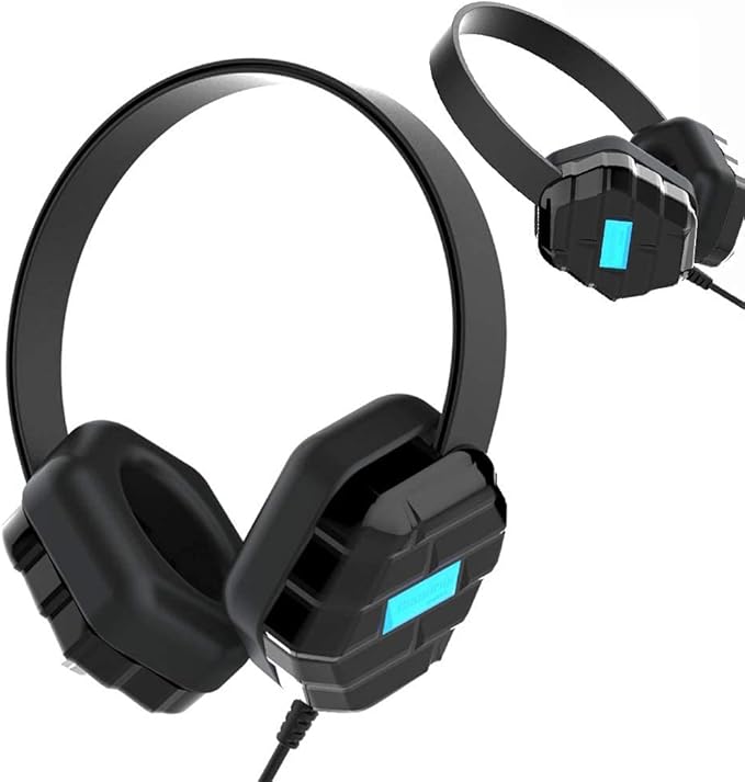 Gumdrop DropTech B1 On-Ear Headphone. Designed for K-12 Students, Teachers and Classrooms – Drop Tested, Rugged and Reliable for an Enhanced Educational Learning Experience. Color – Black