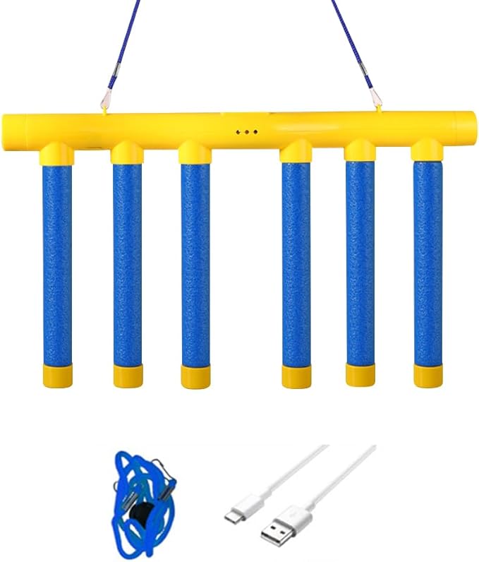 Reflective Drop Stick Challenge Game, Hand Eye Coordination Reflex Training Toy, 3 Adjustable Speed Modes, Catching Sticks Game for All Ages (Yellow)