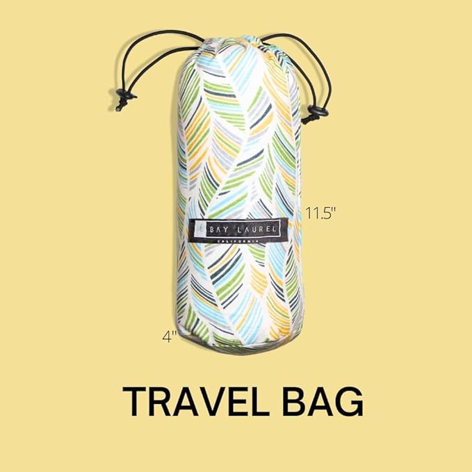 BAY LAUREL Turkish Beach Towel with Travel Bag 39 x 71 Quick Dry Sand Free Lightweight Large Oversized Towels Light - Pack of 4 (Pack of 4 - Dandelion with Floral Bag)