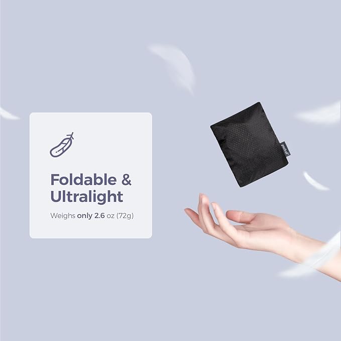 pack all Foldable Shoe Bag for Travel, Water-Resistant Ultralight Shoe Pouch for Gym, Odor-Resistant Soccer Cleats Bag for Sport (Dual Pocket Version)