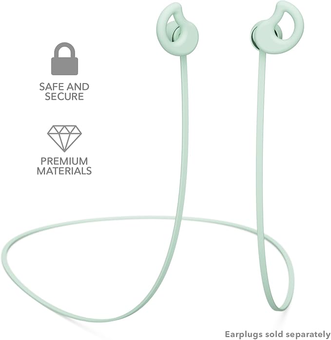 CURVD Earplug Lanyard, Soft Durable Flexible Premium Silicone Cord | Works with Most Earplugs w/Removable Tips Compatible with CURVD Everyday, Loop Quiet/Engage/Experience, Vibes and More - 26 Inches