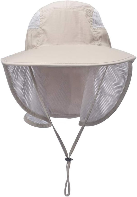 Unisex Outdoor Activities UV Protecting Sun Hats with Neck Flap