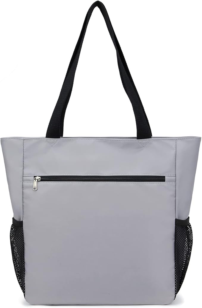 ETidy Large Capacity Foldable Tote Bag With Zipper Water-resistant SandproofWomen Beach Bag Handbag GymBag Travel ShoppingBag