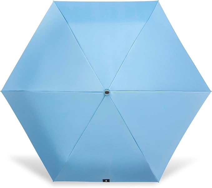 ShedRain Super-Slim Compact Travel Umbrella – Auto Open & Close Sun Protection Design, Lightweight Portable Wind-Resistant Model with UPF 50+ UV Block, 42" Arc & 10.5" Folded Size