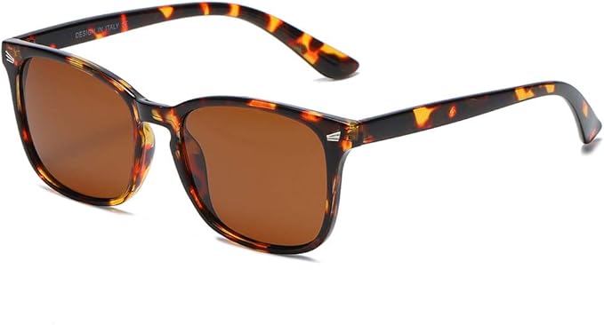 DUSHINE Polarized Sunglasses for Women Classic Retro Style UV400 Protection