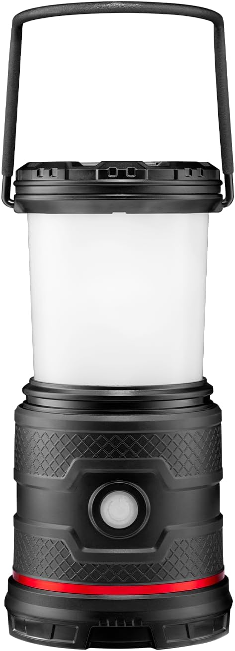 COAST EAL30R 1000 Lumen Rechargeable Emergency Camping Lantern with Warm, Day, Red & Red Flashing Mode, Foldeable Handle, 15 Hours of Runtime