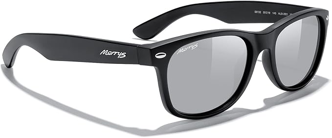 MERRY'S Polarized Unisex Shades Sunglasses for Men and Women Vintage Polarized Sun Glasses Mirror Lens