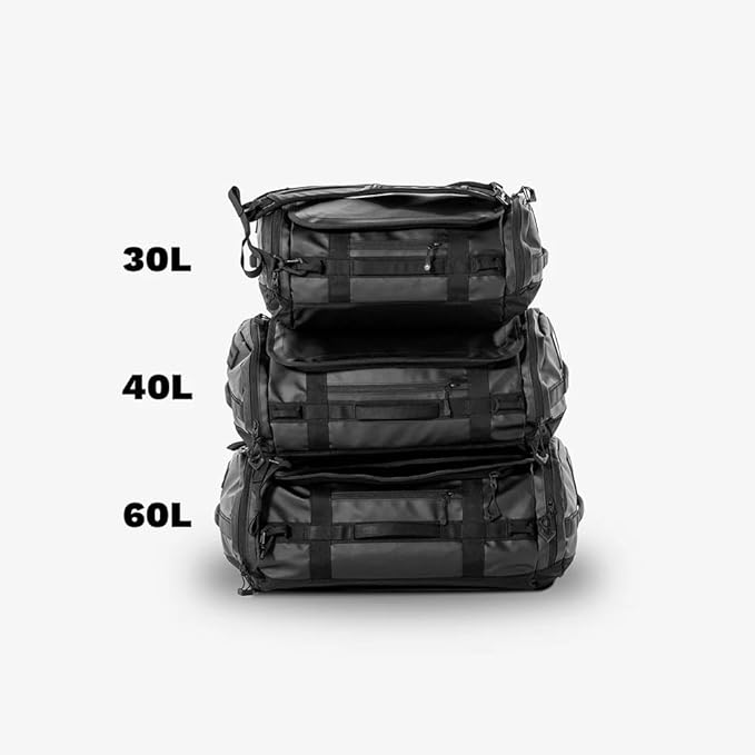 WANDRD CARRYALL 60L Black - Perfect Travel Essentials duffel Bag: Versatile for Traveling, Ideal Vacation & Everyday Travel Bag