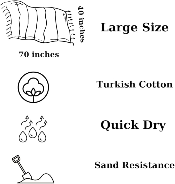 40x70 Personalized Beach Towel - Beach Bachelorette & Bridesmaid Gifts - Turquoise