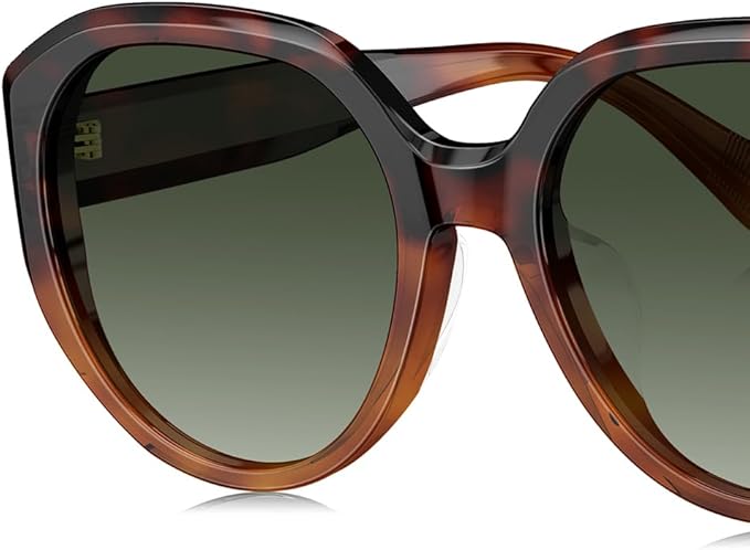 BOLON Women Lady Trendy Elegant Round Polarized Sunglasses BL3130 Ginza 55mm, Exclusive Eyewear Brand of EssilorLuxottica
