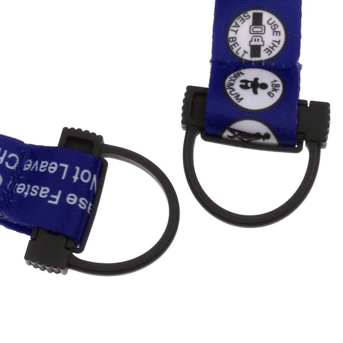 Hooshing Baby Kids Safety Seat Belt Adjustable Supermarket Shopping Cart Belt Chair Seat Belts Blue