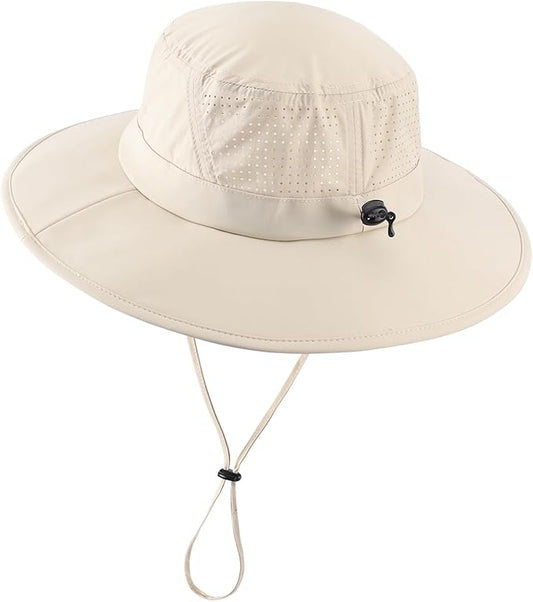 Home Prefer UPF 50+ Sun Hats for Men Women Foldable Wide Brim Fishing Hat Quick Dry Summer Outdoor Garden Safari Bucket Hat
