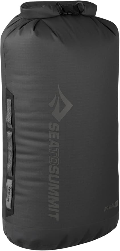 Sea to Summit Big River Dry Bag, Heavy-Duty Dry Storage, 35 Liter, Jet Black