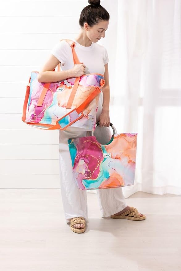 Swig Life Loopi Tote Bag, Large, Lightweight, Waterproof Beach and Utility Bag