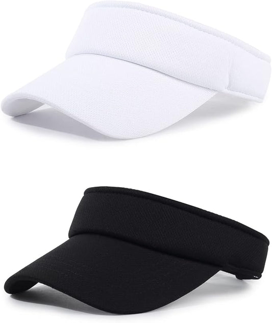 Sun Visor Hat Adjustable Velcro Outdoor Sports Cap for Men Women Adults