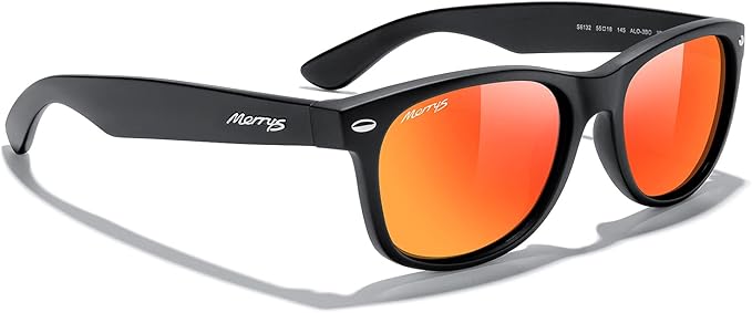 MERRY'S Polarized Unisex Shades Sunglasses for Men and Women Vintage Polarized Sun Glasses Mirror Lens