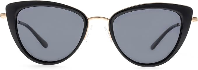 FAA'N Retro Big Frame Cat Eye Polarized Sunglasses Women with Spring Hinge