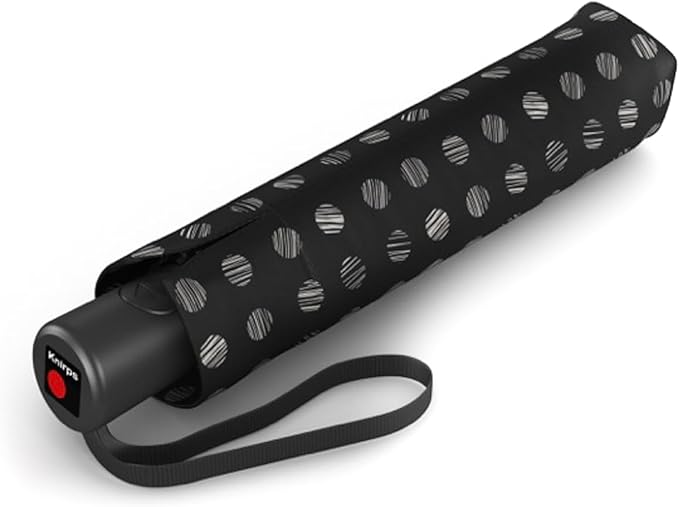 Knirps A.200 Medium Duomatic Windproof Umbrella for Adults – Automatic Open Close 38.5" Canopy, Travel Case Included