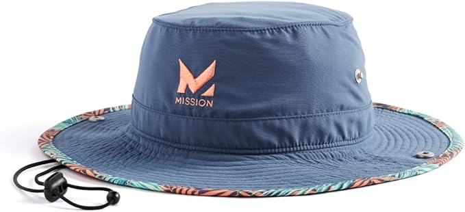 MISSION Cooling Bucket Hat - Unisex Wide-Brim Hat for Men & Women - Lightweight, Foldable & Durable - Cools Up to 2 Hours