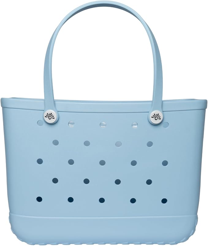 Sunnies Beach Bag - Large Tote Bag for Beach, Pool, & Travel - Lightweight, Waterproof, & Easy-to-Clean - Stylish Summer Bag