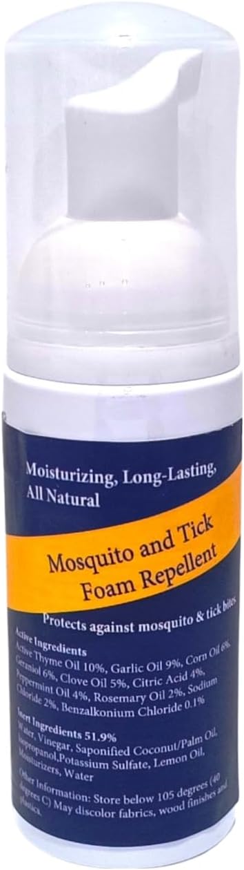 Natural Mosquito Repellent, Tick Gnats and Chiggers Repellent Spray Foam (1)