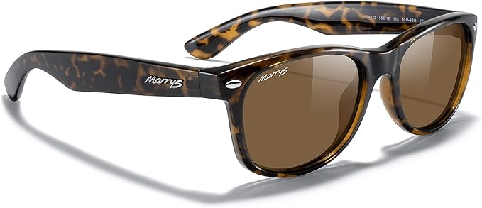MERRY'S Polarized Unisex Shades Sunglasses for Men and Women Vintage Polarized Sun Glasses Mirror Lens