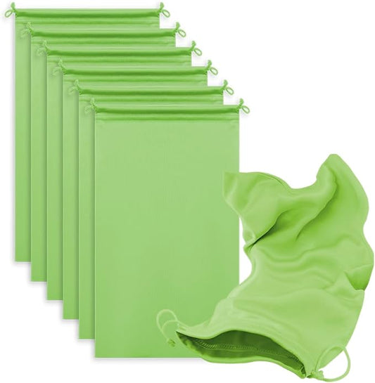 Microfiber Drawstring Bags, Multi-Size Soft Protective Pouches for Shoes, Ski Goggles, Sunglasses, Handbags & Camera Lenses