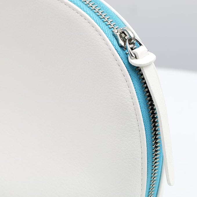 Makeup Bag Organizer & Travel Cosmetic Bag - Toiletry Bag for Women Fits Carry-On and Suitcase with Blue Zipper