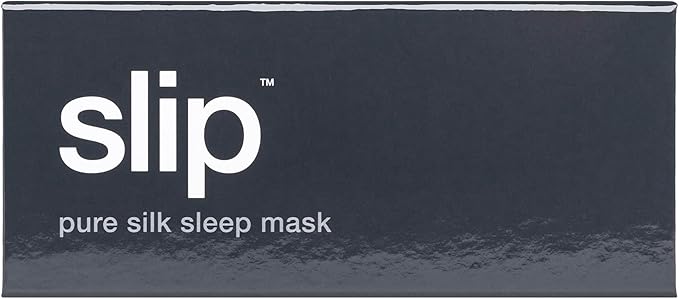 slip Pure Silk Sleep Mask - Charcoal | 100% Mulberry Silk, Ultra Soft & Comfortable, Blocks Light for Restful Sleep | Adjustable Strap for Perfect Fit, Gentle on Skin & Hair | Ideal Travel Accessory