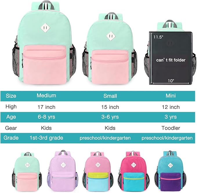 STEAMEDBUN Kids Backpack for Girls,Kindergarten Backpack for Toddler Girls Age 3-6