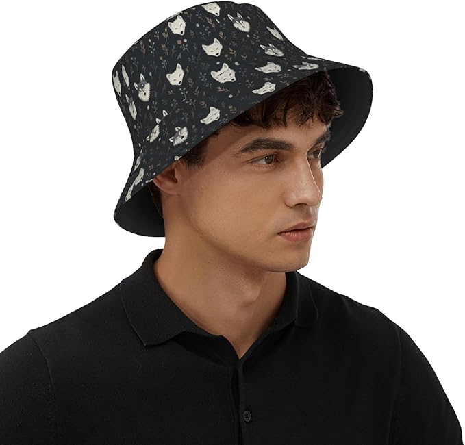 Yummy Hamburger Fisherman Hat Summer Foldable UV Protection Sun Hat